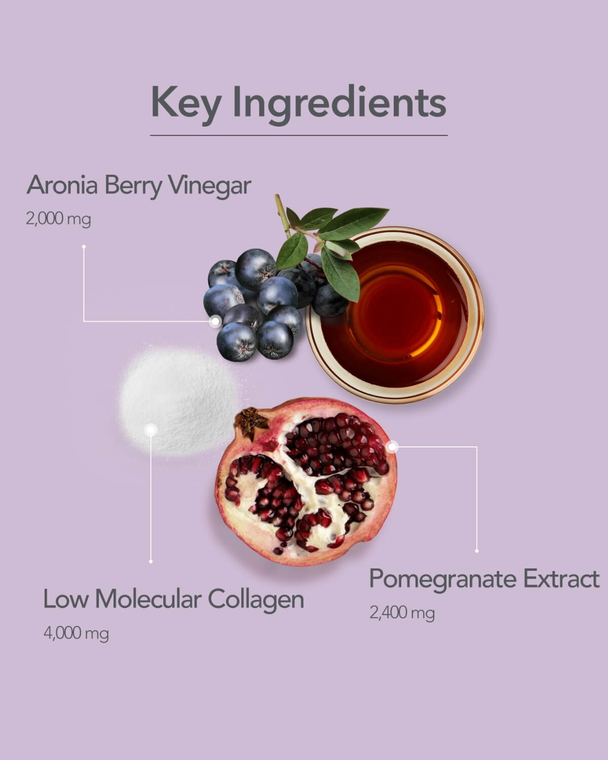 107 Aronia Vinegar Low Molecular Collagen