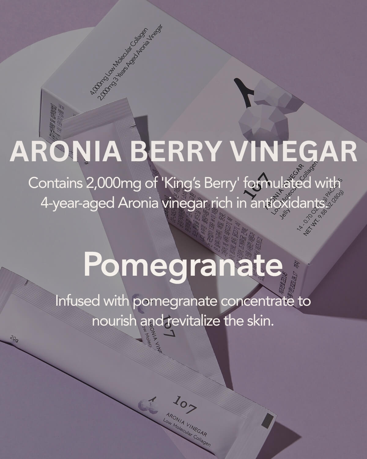 107 Aronia Vinegar Low Molecular Collagen