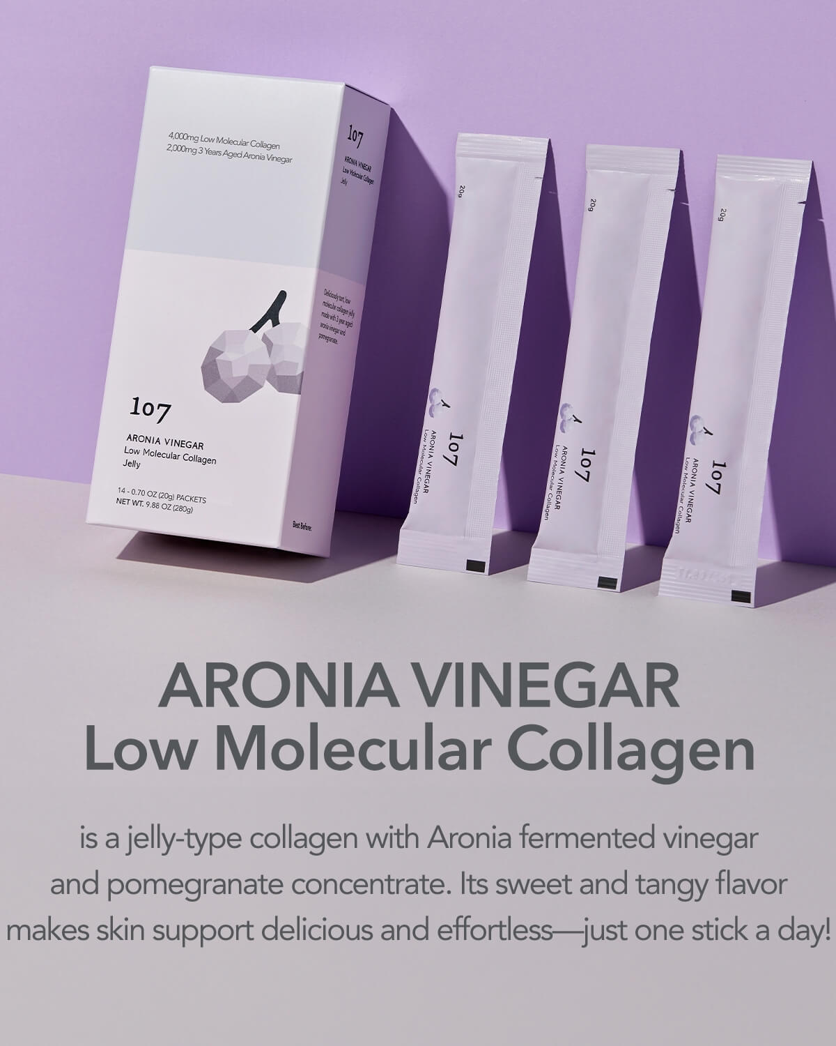 107 Aronia Vinegar Low Molecular Collagen