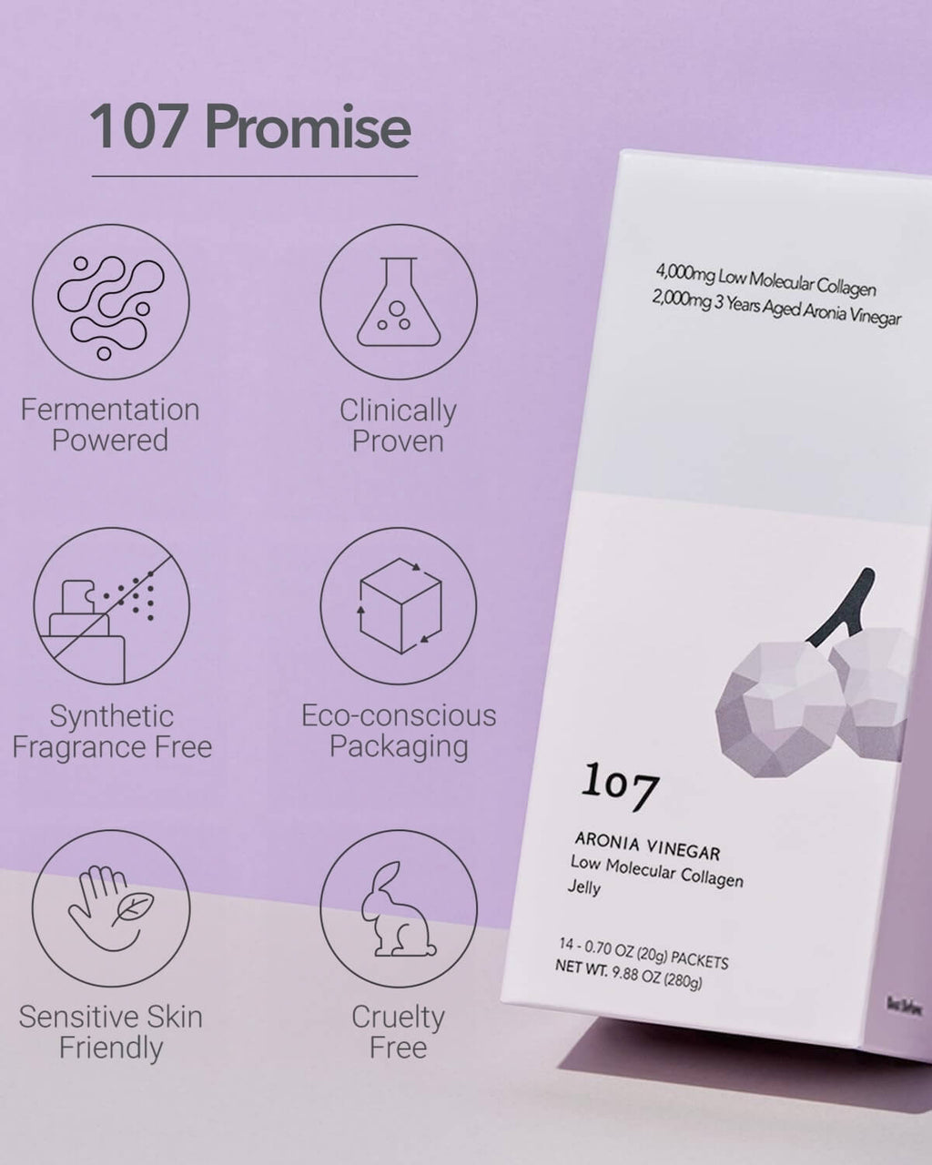 107 Aronia Vinegar Low Molecular Collagen