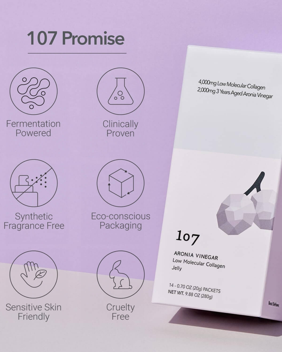 107 Aronia Vinegar Low Molecular Collagen